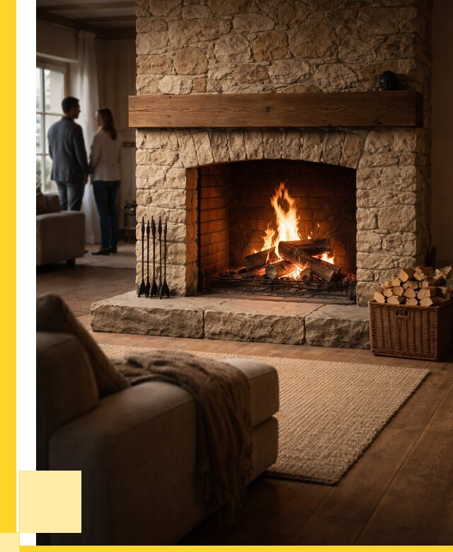 Открытые камины под ключ в Новосибирске от 152490 р. ЭриданНвс