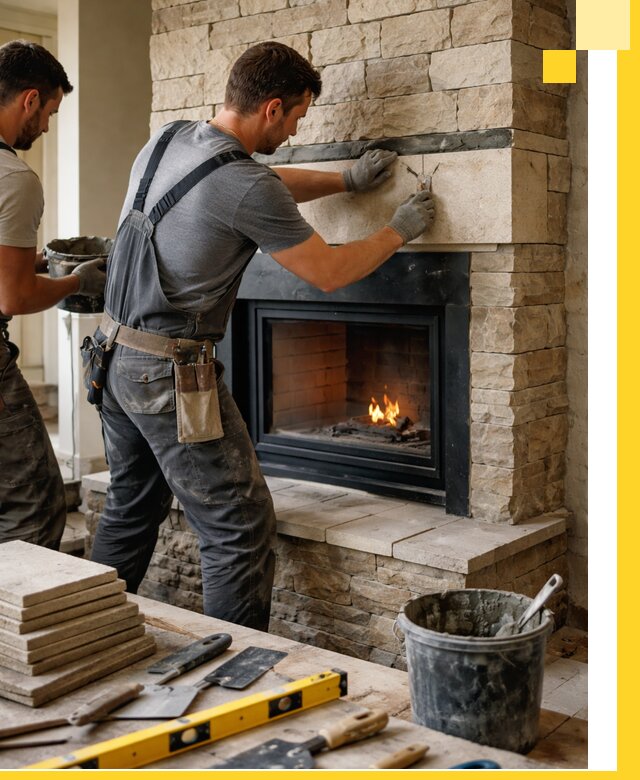 Проектирование и установка открытых каминов в Новосибирске