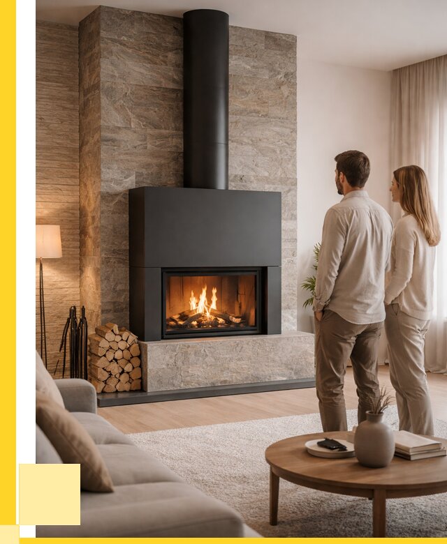 Закрытые камины под ключ в Новосибирске от 121992 р., ЭриданНвс