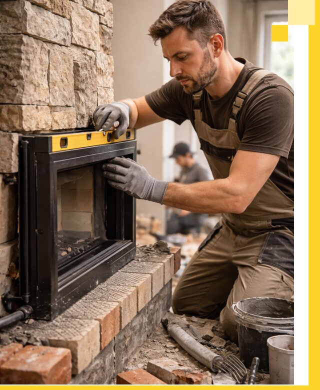 Дровяные камины под ключ в Новосибирске: монтаж, обустройство