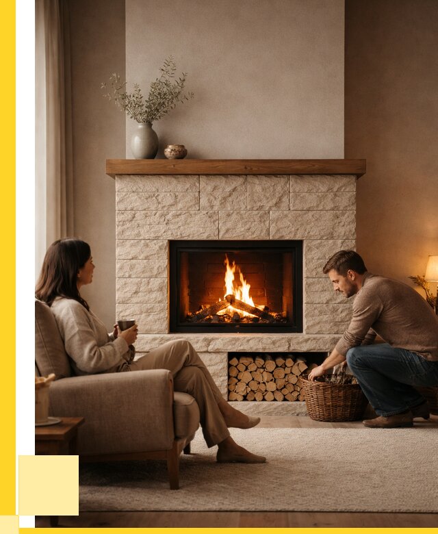 Камины для дома в Новосибирске под ключ от 152490 р. | ЭриданНвс