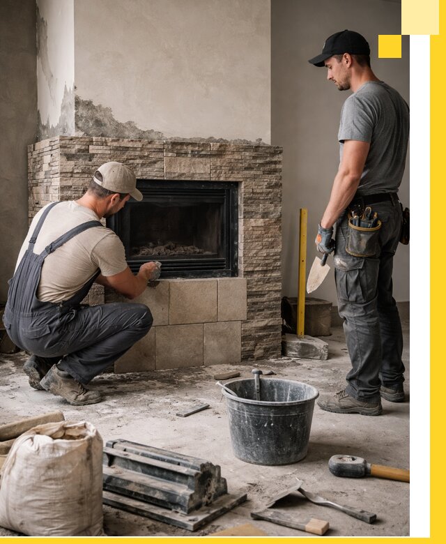 Камины под ключ в Новосибирске: проект, изготовление и монтаж