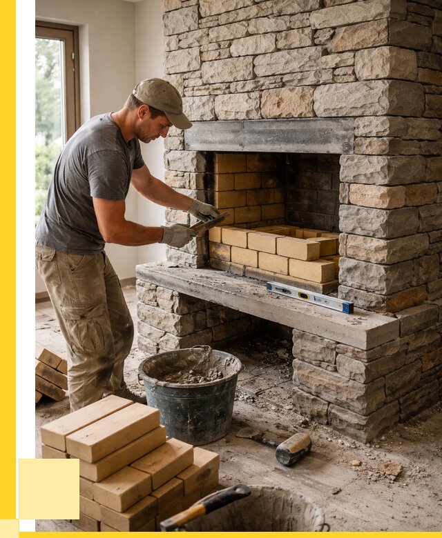 Кладка каминов и камина в Новосибирске от 25415 р. ЭриданНвс