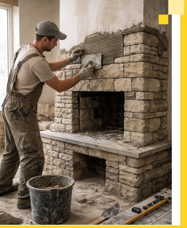 Строительство каминов под ключ в Новосибирске от проектирования до монтажа