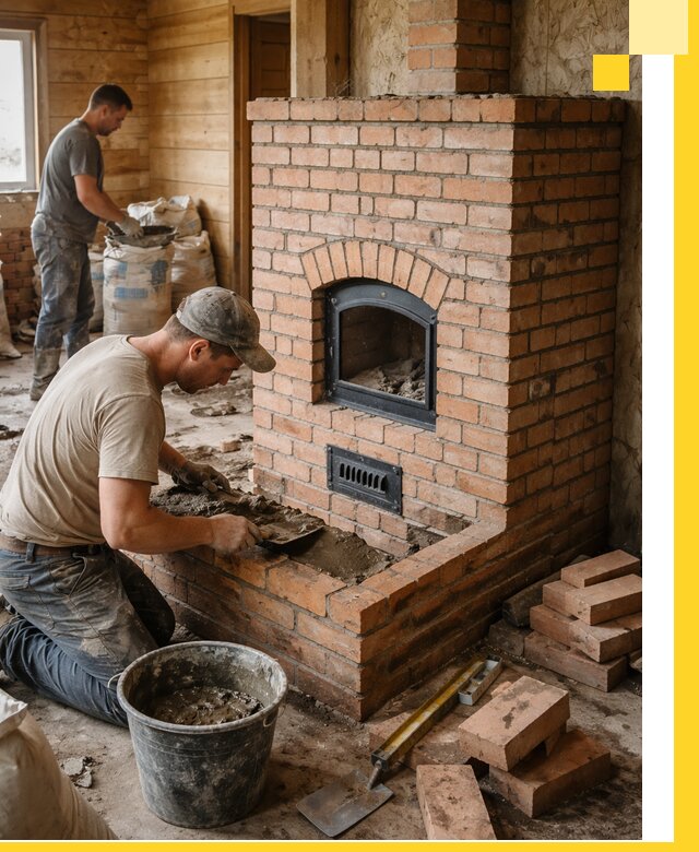 Профессиональное строительство печей в Новосибирске под ключ