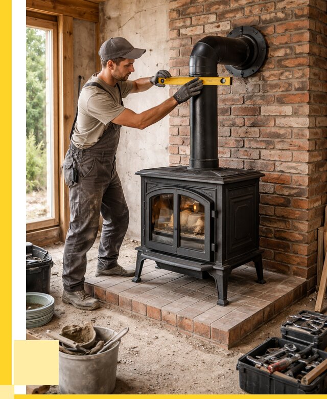 Монтаж печей установка банной печи в Новосибирске от 15249 р. | ЭриданНвс