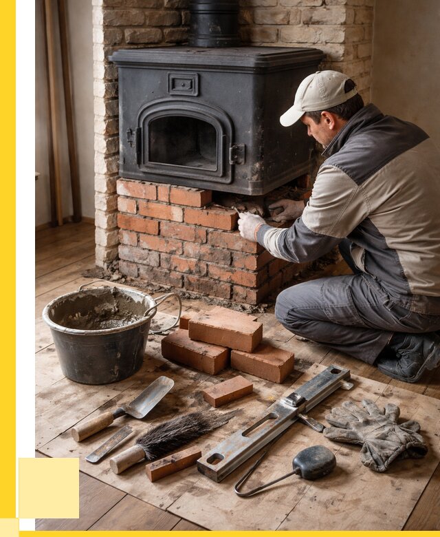 Ремонт печей в Новосибирске от 12199 р., услуги печника ЭриданНвс