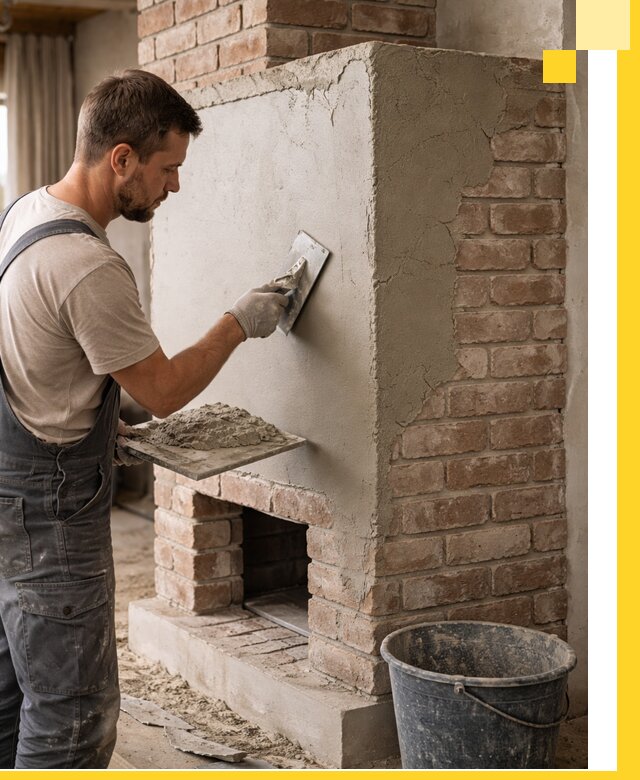 Отделка печей и облицовка каминов в Новосибирске под ключ