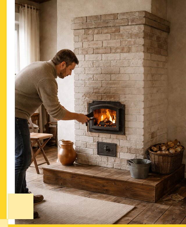 Печь голландка из кирпича в Новосибирске от 86411 р. | ЭриданНвс