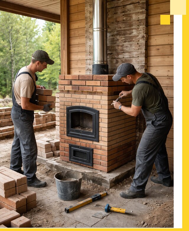 Производство и установка дачных печей под ключ в Новосибирске