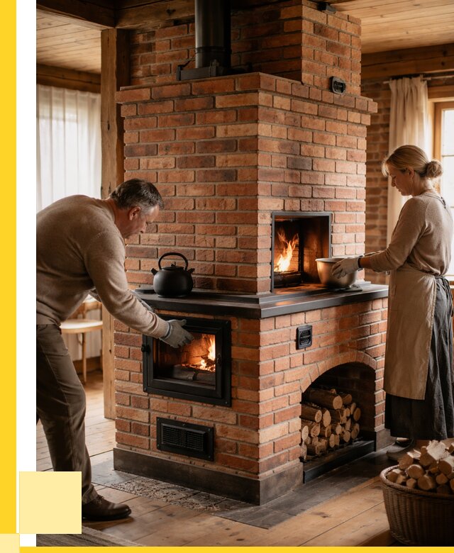 Печи для загородного дома под ключ в Новосибирске от 81328 р. | ЭриданНвс