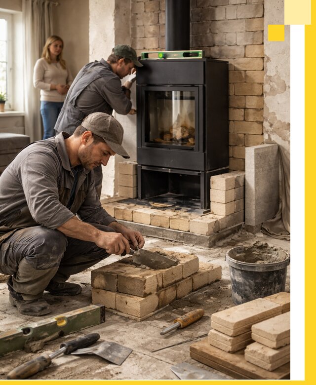 Печи и камины под ключ: проект, установка в Новосибирске