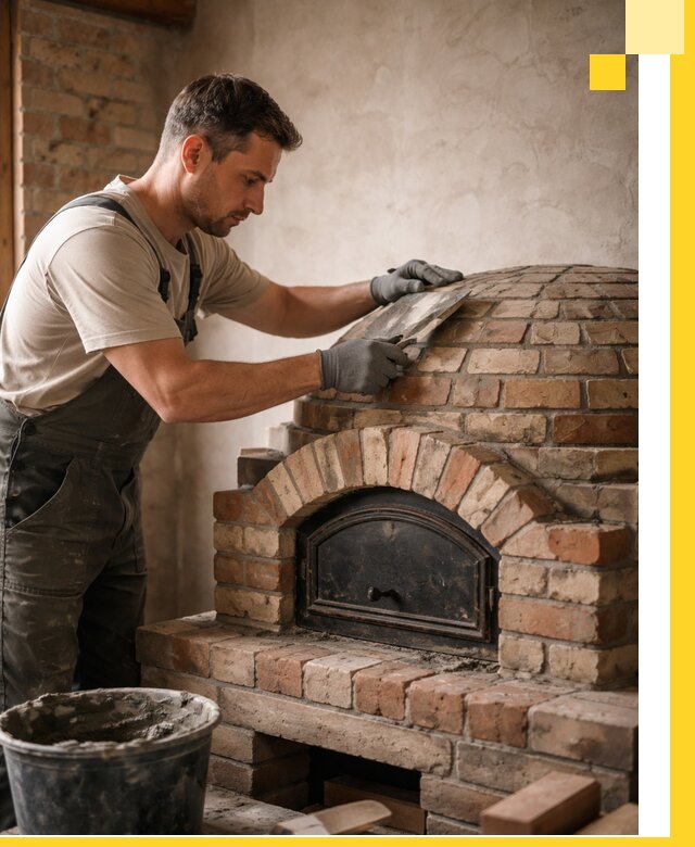 Изготовление и монтаж помпейских печей на заказ в Новосибирске