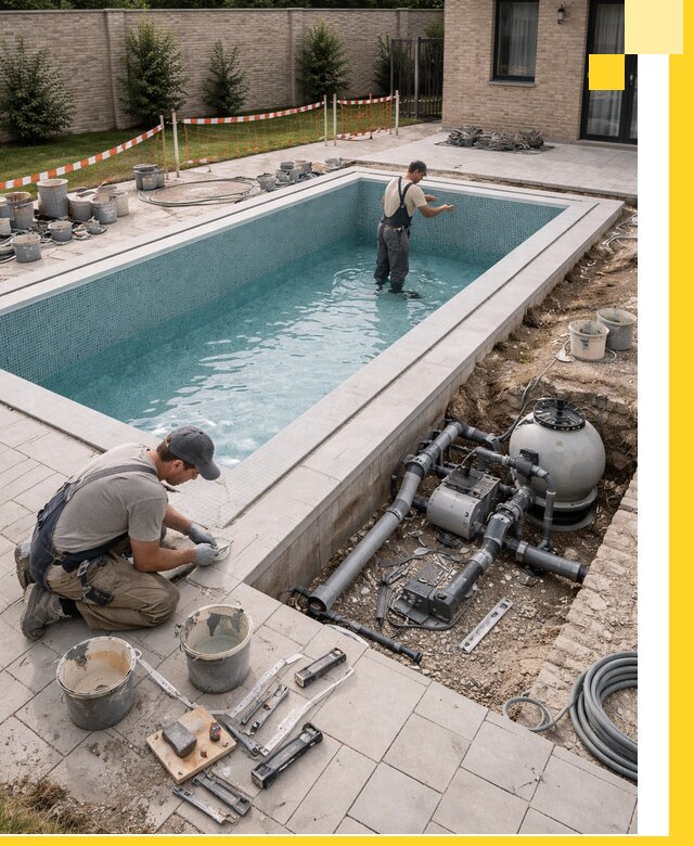 Строительство бассейнов под ключ в Новосибирске: проекты и монтаж