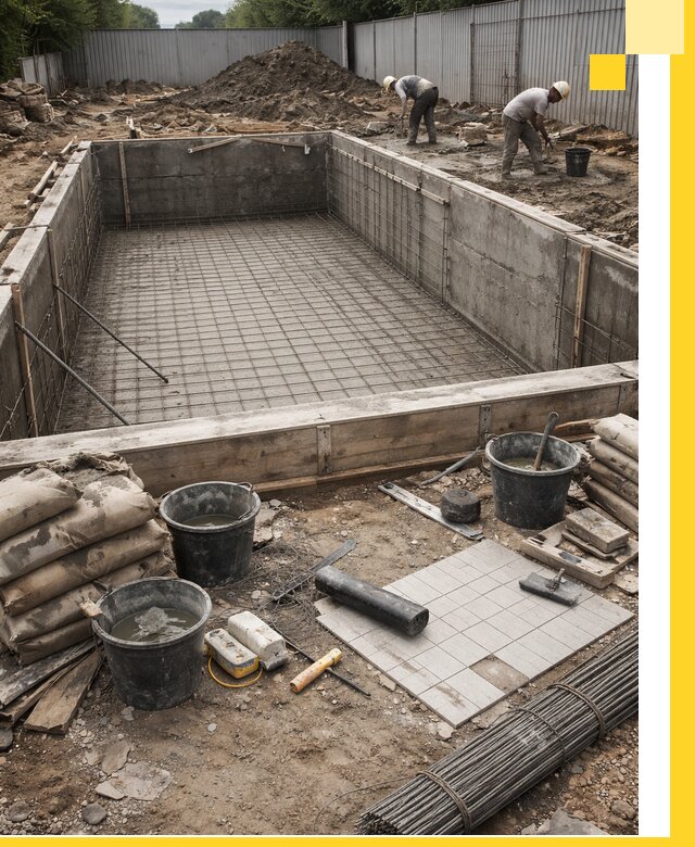 Строительство бассейнов под ключ в Новосибирске, дизайн и монтаж