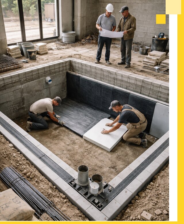 Проекты частных и общественных бассейнов под ключ в Новосибирске