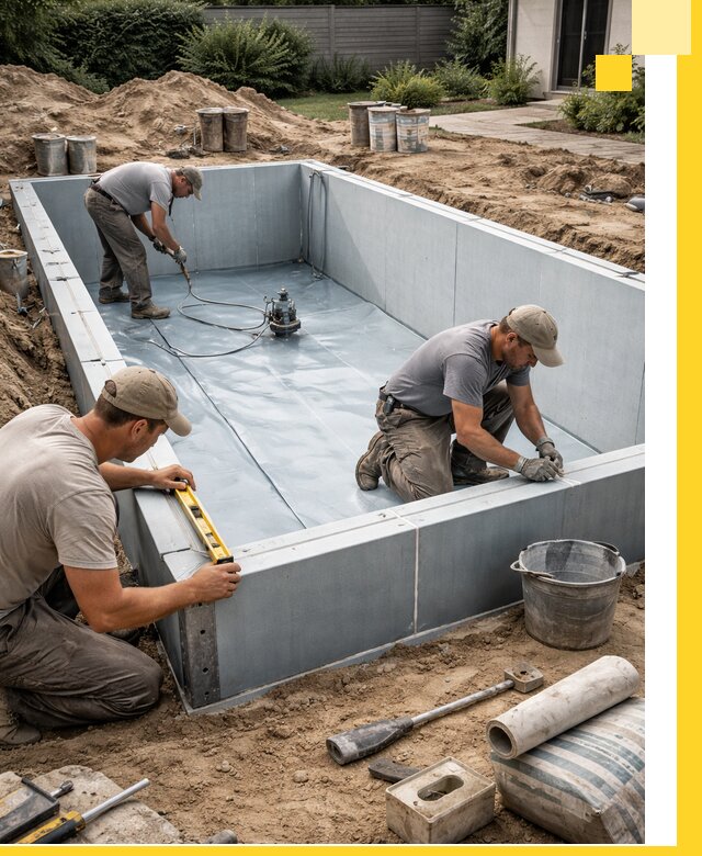 Профессиональный монтаж бассейнов под ключ в Новосибирске с гарантией