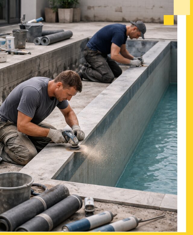 Профессиональный ремонт бассейнов под ключ в Новосибирске