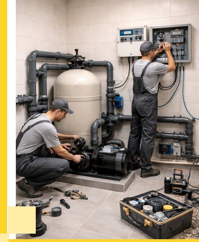 Монтаж оборудования для бассейнов в Новосибирске от 40664 р. | ЭриданНвс