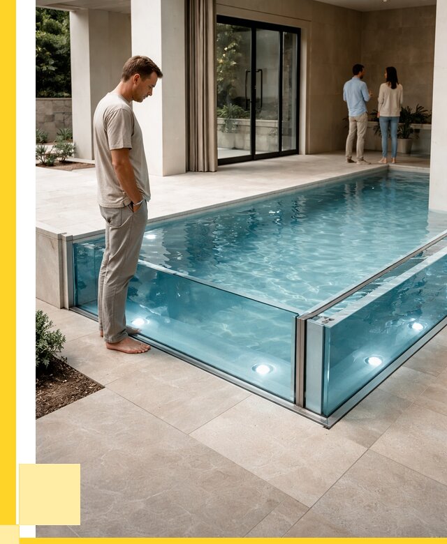 Стеклянные бассейны в Новосибирске от 1219920 р. | ЭриданНвс — мозаика