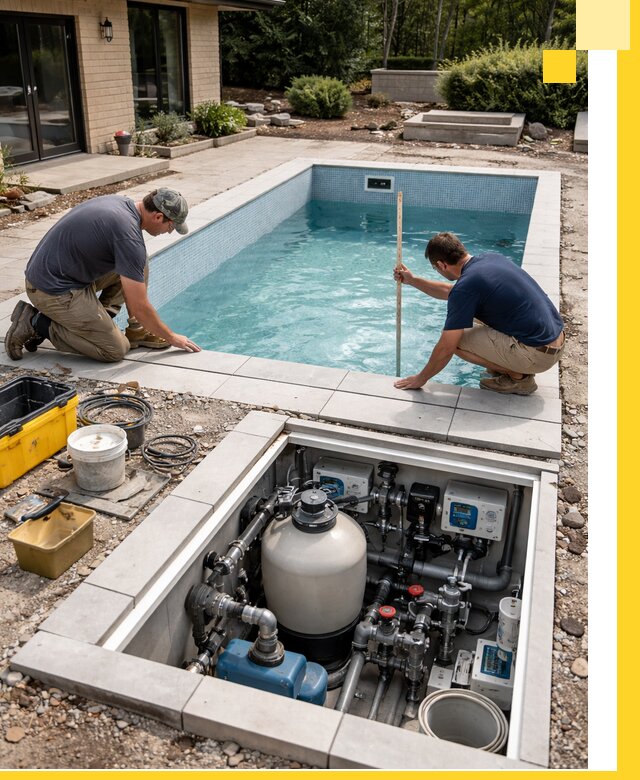 Строительство качественных домашних бассейнов под ключ в Новосибирске