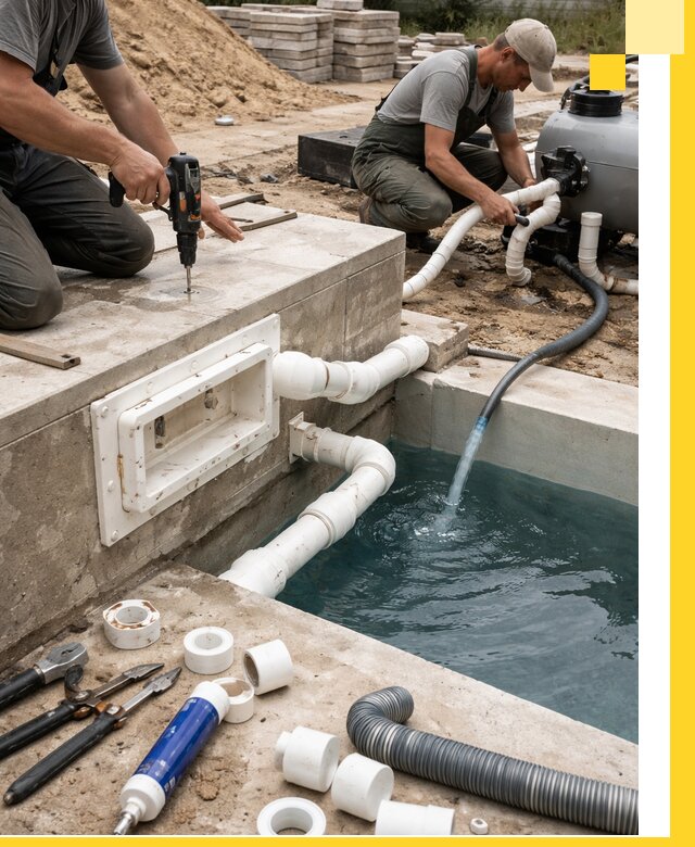 Строительство скиммерных бассейнов под ключ в Новосибирске