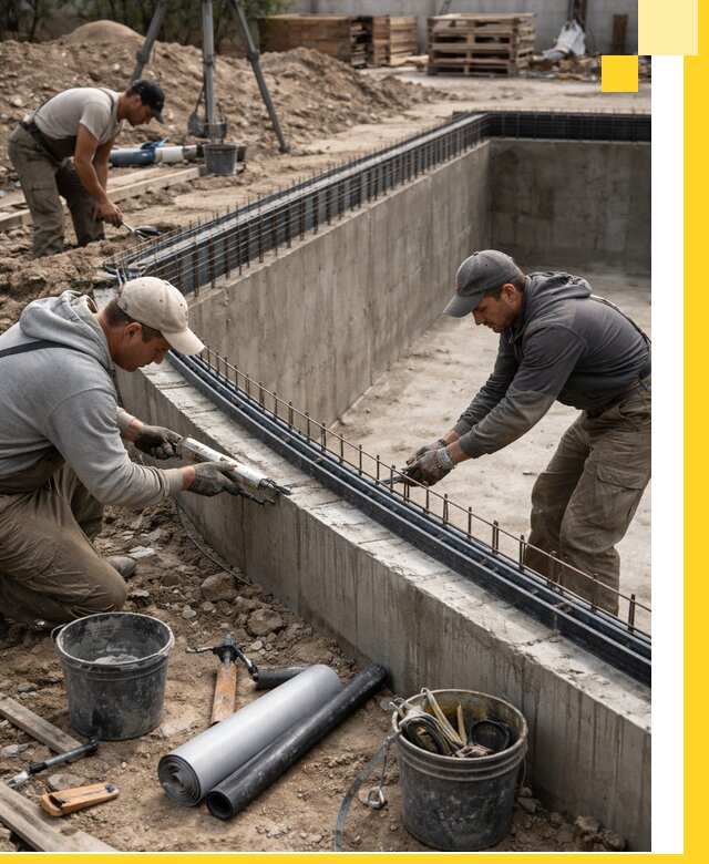 Качественный монтаж чаши бассейна в Новосибирске под ключ с гарантией