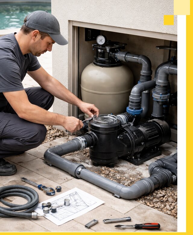 Поставка, монтаж и сервис насосов для бассейнов в Новосибирске