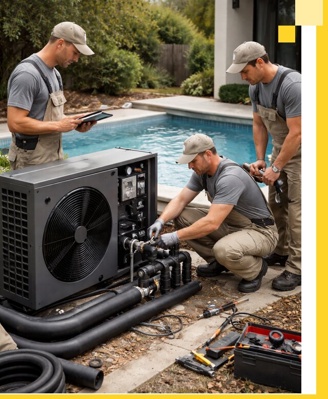 Проектирование и установка тепловых насосов для бассейнов в Новосибирске