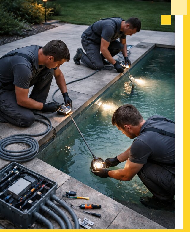 Профессиональное освещение бассейнов в Новосибирске: дизайн и монтаж