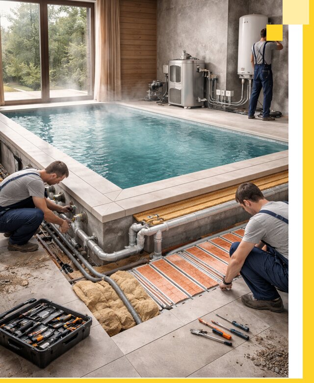 Проектирование и строительство тёплых бассейнов в Новосибирске