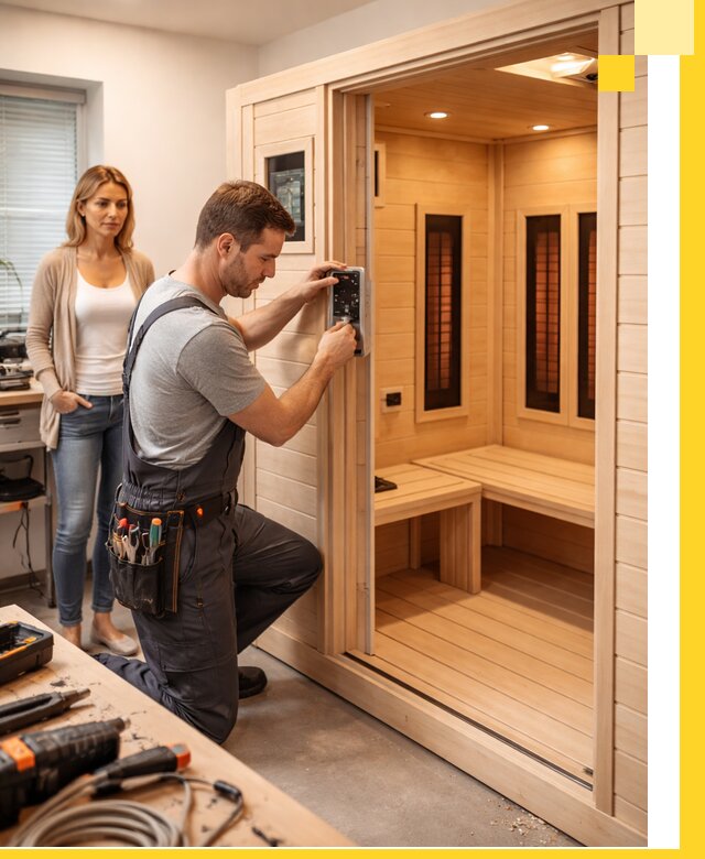 Инфракрасные сауны под ключ в Новосибирске продажа и установка