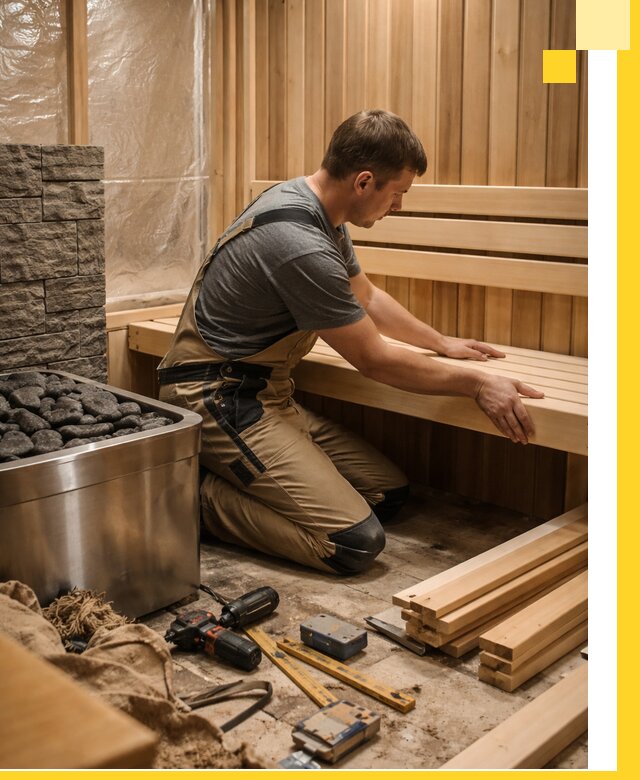 Сауны для дома под ключ с проектированием и монтажом в Новосибирске