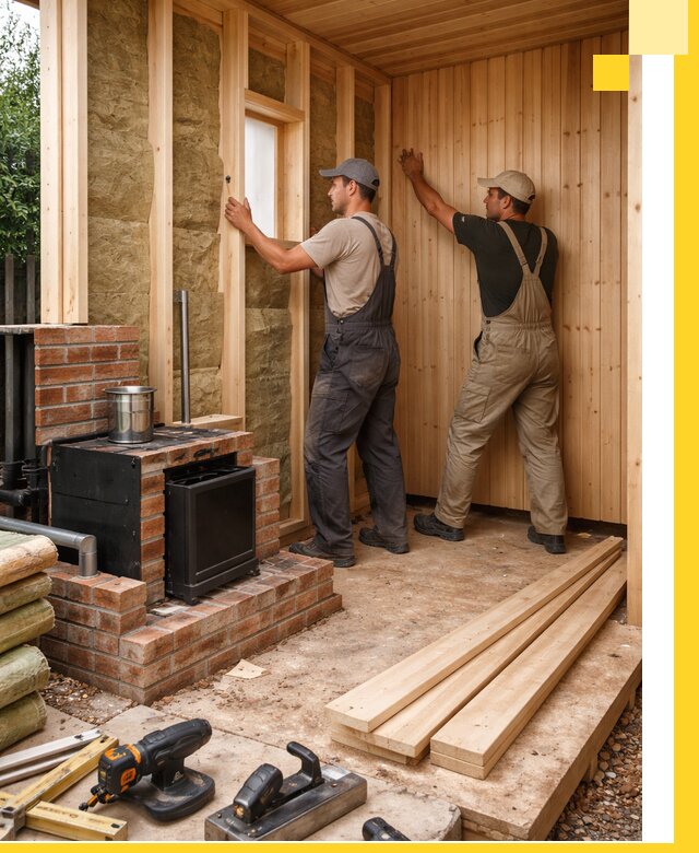 Строительство и установка дачных саун под ключ в Новосибирске