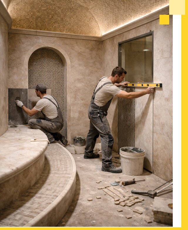 Проектирование и строительство саун с хамамом под ключ в Новосибирске