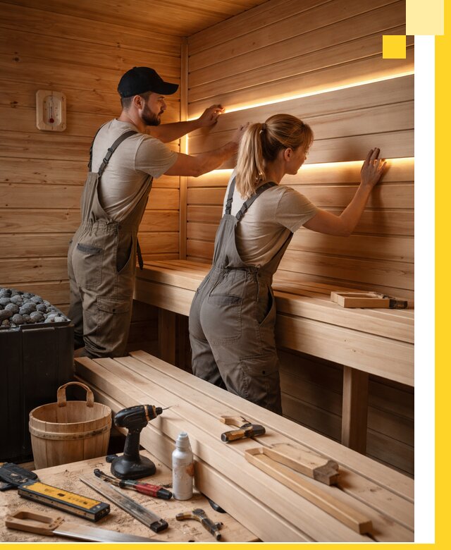 Дизайн саун и бань под ключ с индивидуальным проектом в Новосибирске