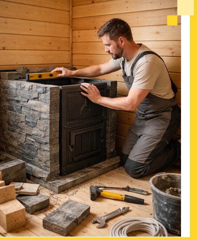 Производство и установка печей для саун под ключ в Новосибирске