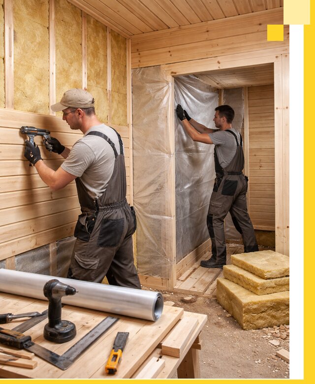 Бани под ключ в Новосибирске с проектом и полным монтажом