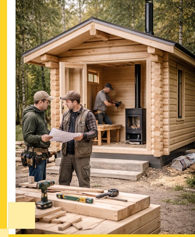 Монтаж бань под ключ в Новосибирске — от 203320 р. | ЭриданНвс