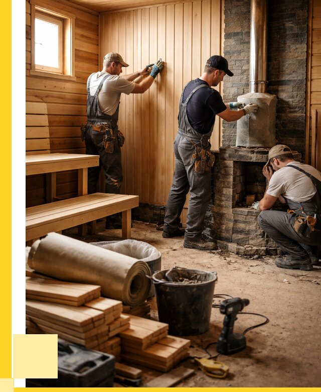 Ремонт бань под ключ в Новосибирске от 45747 р. | ЭриданНвс