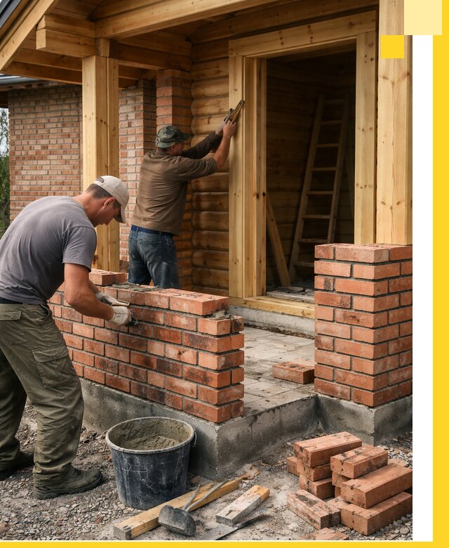 Строительство кирпичных бань под ключ в Новосибирске с гарантией качества