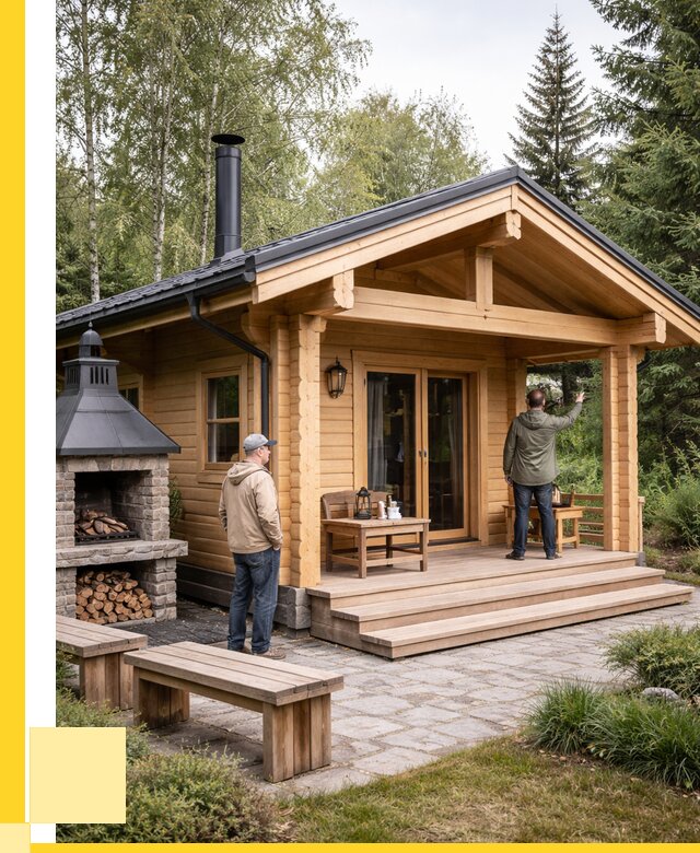 Деревянные бани под ключ в Новосибирске от 457470 р. | ЭриданНвс