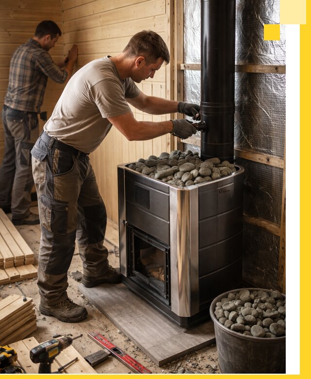 Проектирование и строительство парилок для бани в Новосибирске под ключ