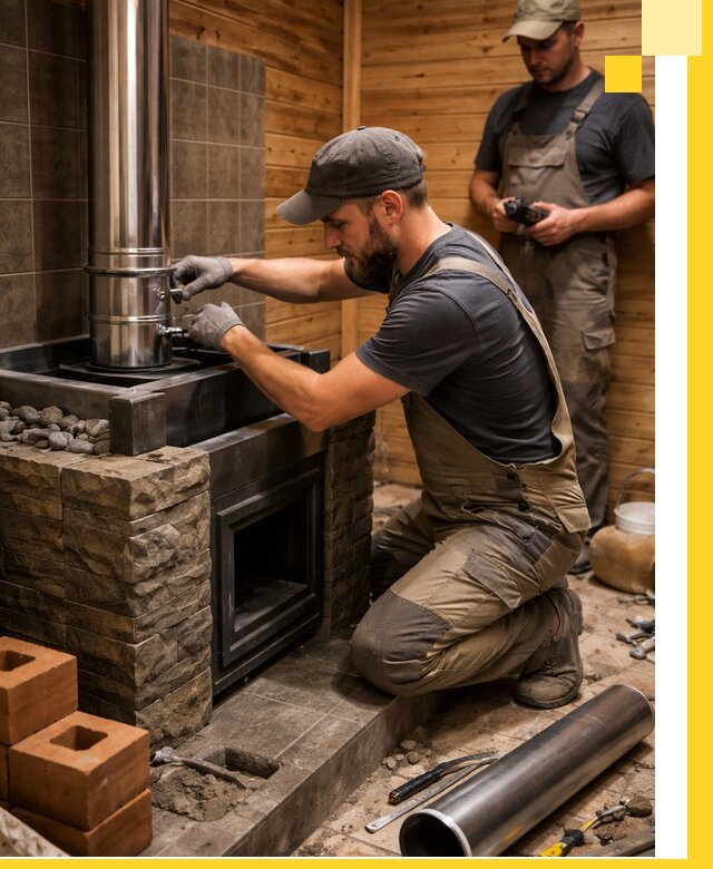 Изготовление и установка банных печей под ключ в Новосибирске