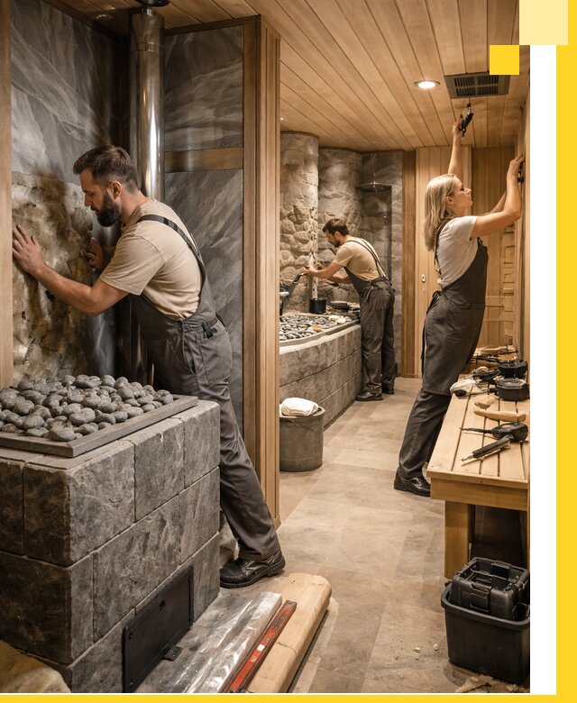 Строительство бань и SPA процедур в Новосибирске под ключ и отделкой