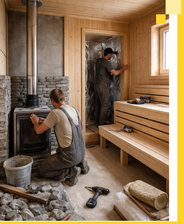 Строительство и изготовление бань под ключ в Новосибирске