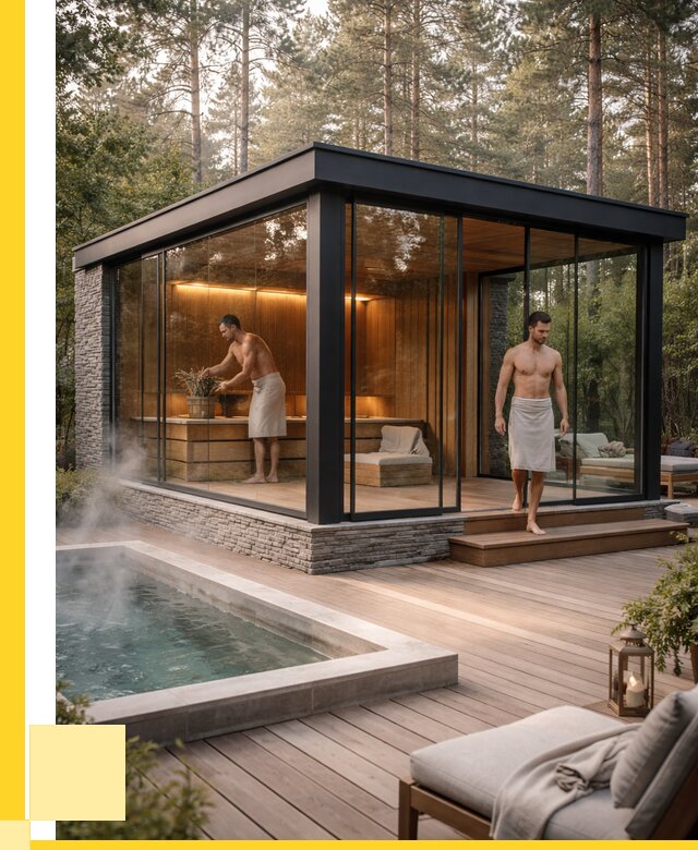 Стеклянные бани и двери в Новосибирске от 457470 р. | ЭриданНвс