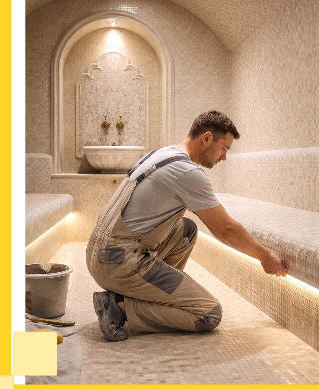 Отделка хамамов под ключ в Новосибирске от 5591 р. | ЭриданНвс