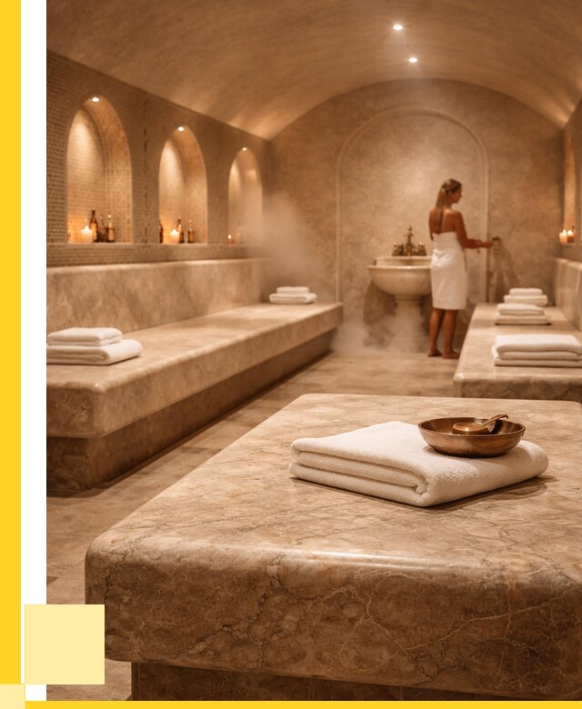 Лежаки для хамама в Новосибирске под ключ от 35581 р. | ЭриданНвс