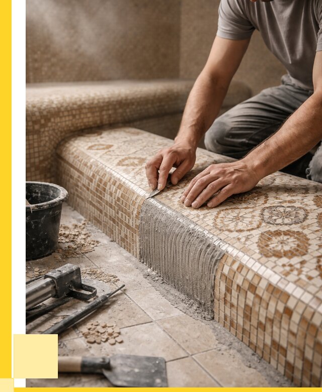 Плитка для хамама под ключ в Новосибирске от 3558 р. | ЭриданНвс